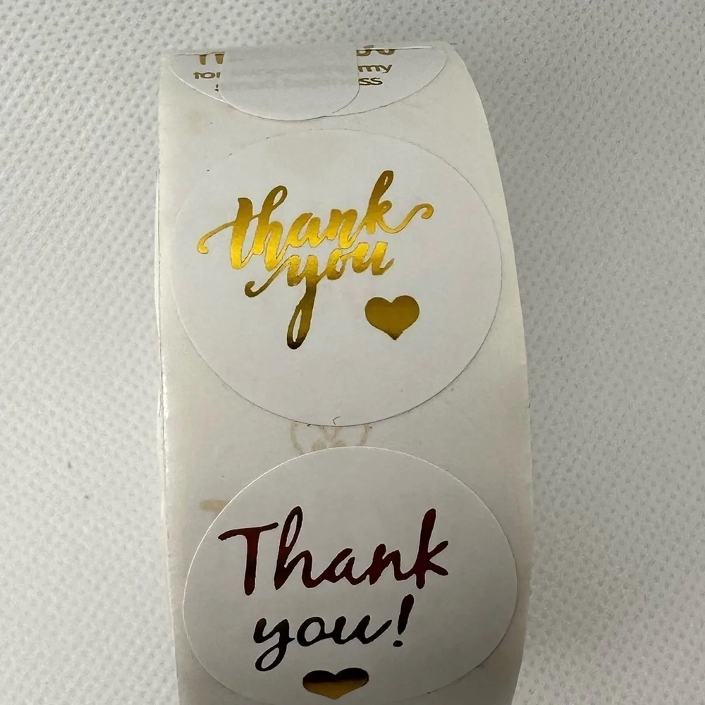 500 thank you stickers (variety pack) 1in round | shipping supplies​​​ - Picture 5 of 6